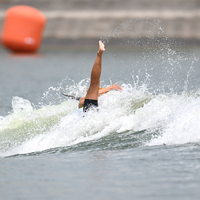 (SP)CHINA-CHENGDU-THE WORLD GAMES 2025-WATERSKI & WATERBOARD-WOMEN'S-WAKE SURF SKIM-SEMIFINAL (CN)