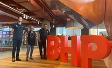  Cedrent General Manager Dan Walmsley with Directors Sandra Miller and Robert Larking at BHP’s offices.