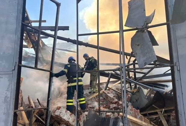 United Russia Headquarters Burned Out in Occupied Ukraine