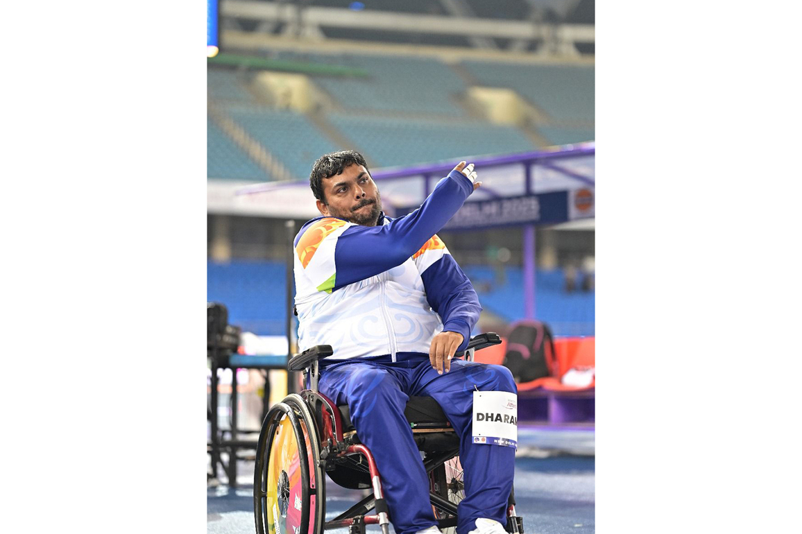 Practice in rain with coach comes in handy for Dharambir as he wins club throw silver at WPAC