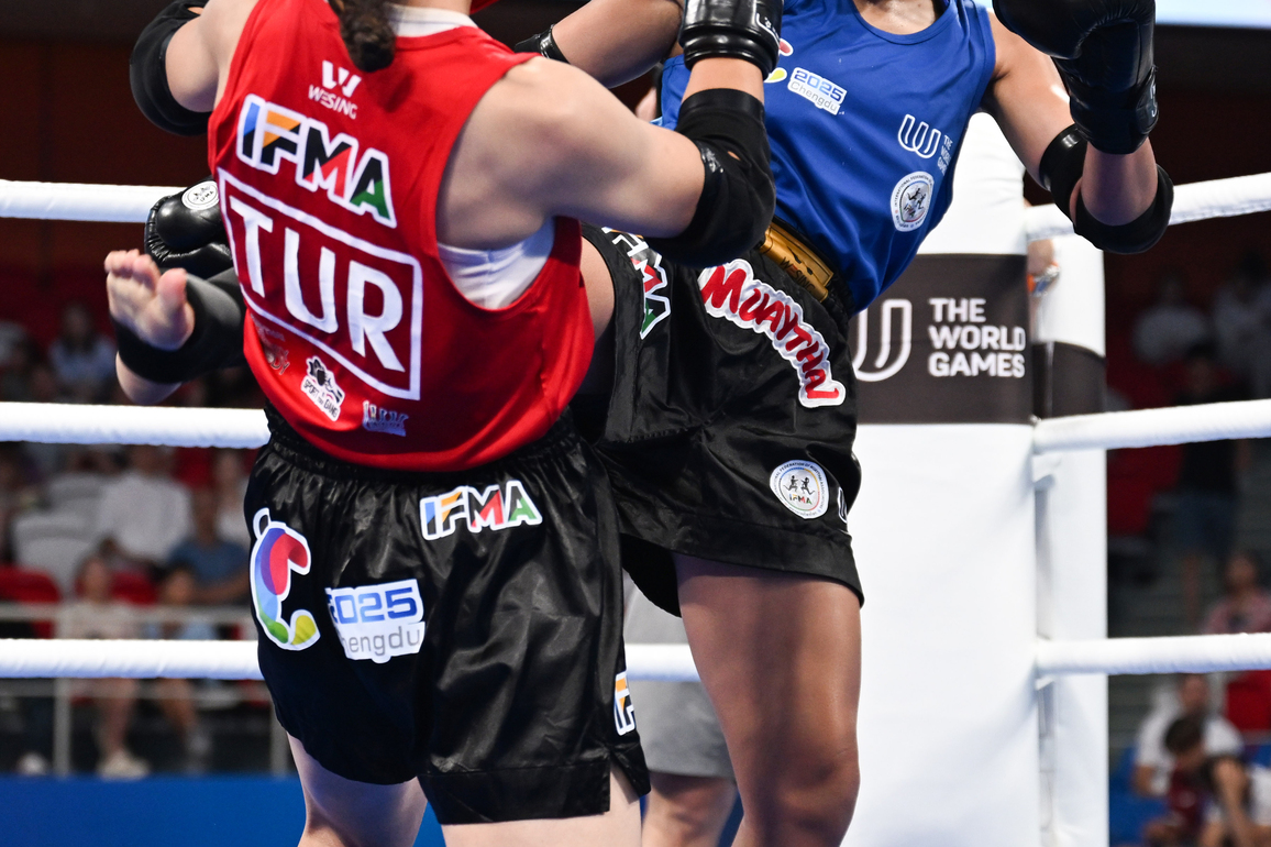 (SP) CHINA-CHENGDU-THE WORLD GAMES 2025-MUAYTHAI-WOMEN'S -60KG-SEMIFINALS (CN)