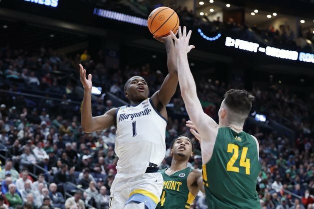Kam Jones' big second half powers No. 2 Marquette over Vermont