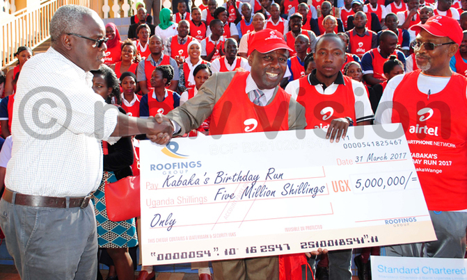 Sickle Cell Foundation joins Kabaka Birthday Run Sickle Cell Foundation joins Kabaka Birthday Run