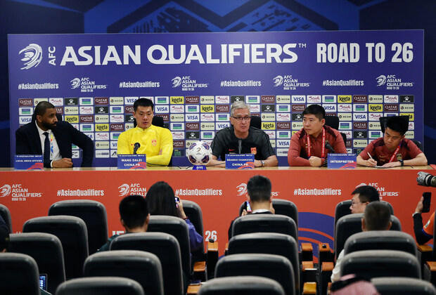 (SP)SAUDI ARABIA-RIYADH-FOOTBALL-FIFA WORLD CUP QUALIFIER-PRESS CONFERENCE