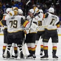 NHL roundup: Jack Eichel's OT goal sends Knights to playoffs