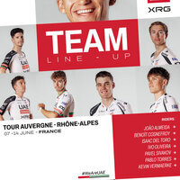 UAE Team Emirates-XRG takes its climbing talents to Tour Auvergne-Rhone-Alpes