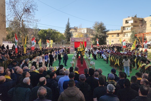 LEBANON-RIYAQ-ISRAELI AIRSTRIKES-HEZBOLLAH FUNERAL