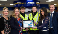 Jewson helps kick off careers