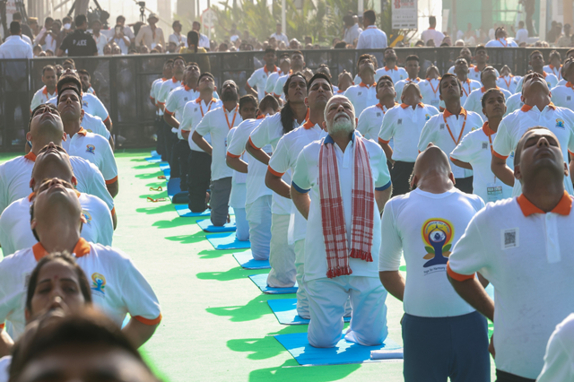 Yoga unites the world!: PM Modi shares glimpses from Yoga Day event in Visakhapatnam