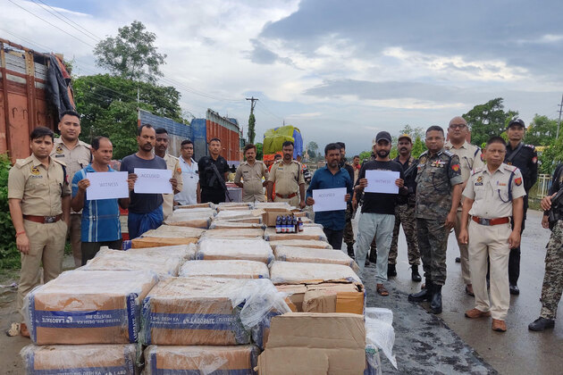 Assam Police seizes 21,600 bottles of illegal cough syrup worth Rs 2.16 Cr