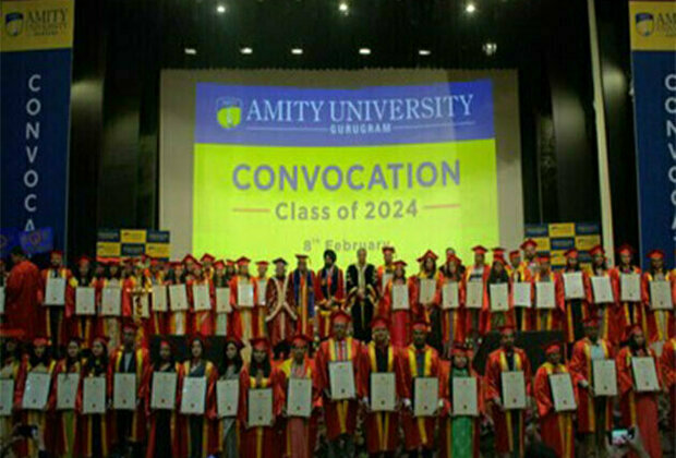 Amity University Gurugram, Haryana, hosts its 11th convocation ceremony at Manekshaw Centre, New Delhi