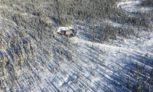  Corazon drilling in the harsh Canadian winter