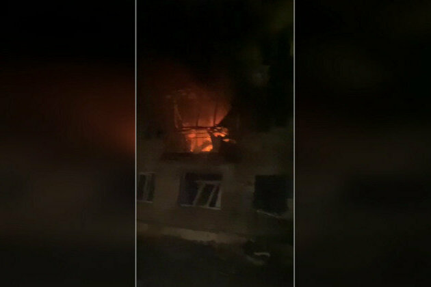 Ukrainian drones strike houses in western Russia 
