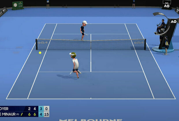 Why the Australian Open's online tennis coverage looks like a Wii sports game