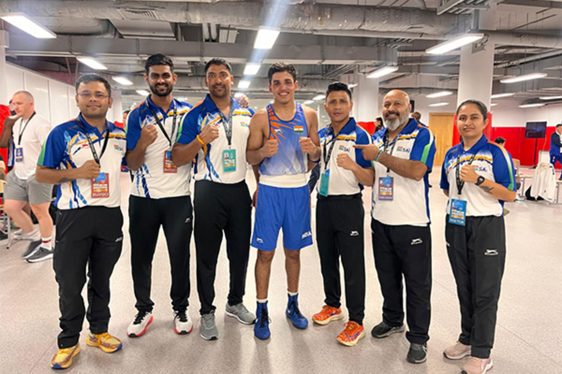 Hitesh, Sachin Siwach lead India's winning start at World Boxing Cup Kazakhstan 2025