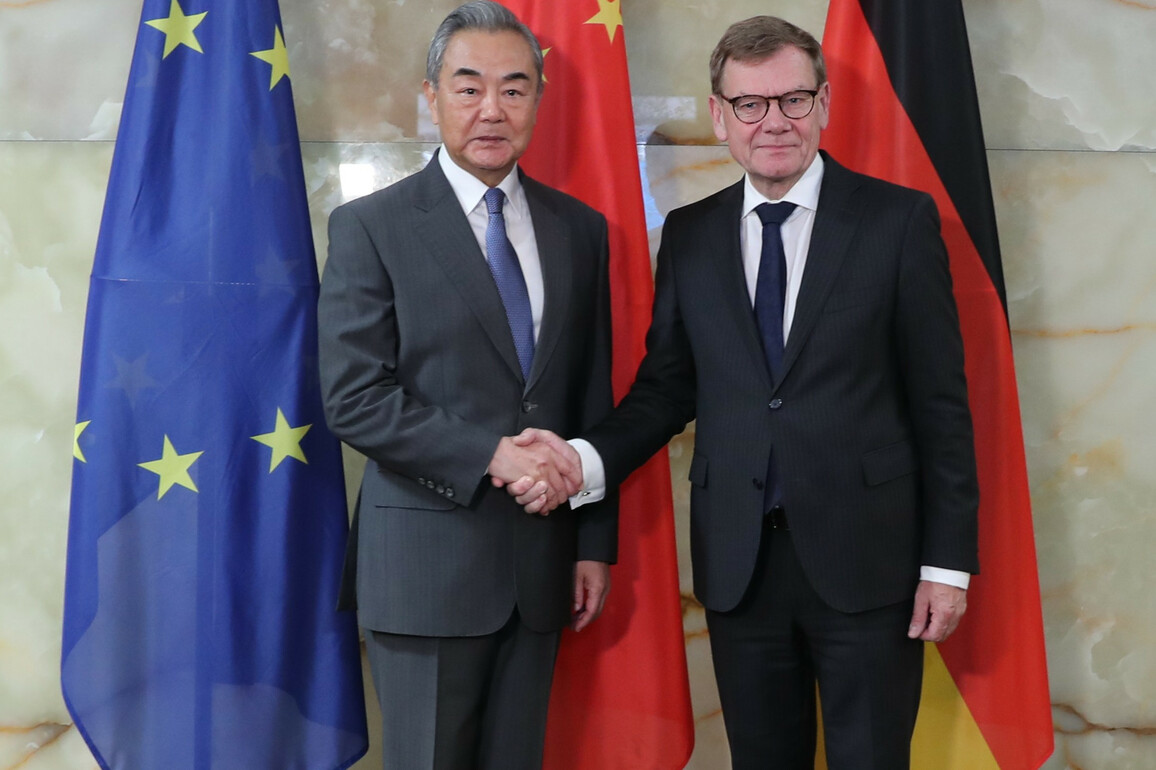 GERMANY-CHINA-STRATEGIC DIALOGUE ON DIPLOMACY AND SECURITY