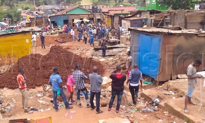 Nakawa market vendors evicted Nakawa market vendors evicted