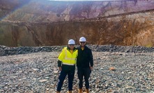  Rox's Alex-Passmore (on left) and Gregor Bennett at Youanmi, WA