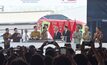 Inauguration of the South Korean Battery and Electric Vehicle Ecosystem at PT Hyundai LG Indonesia (HLI) Green Power, Karawang Regency, West Java Province, Wednesday, (03/07/2024). (Photo: Cabinet Secretariat Public Relations/Oji)