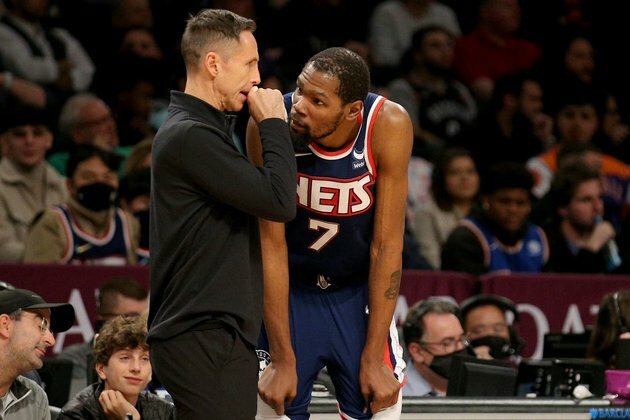 Steve Nash, Kevin Durant on good terms heading into Nets' season