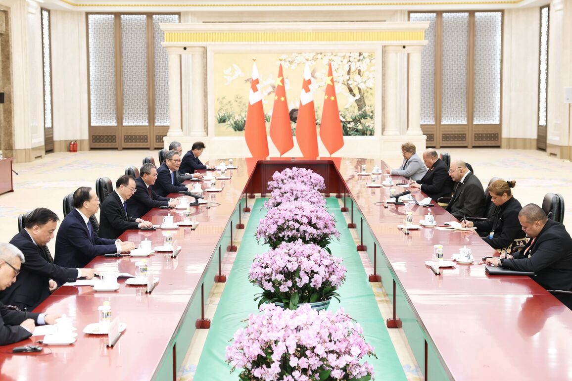 CHINA-BEIJING-LI QIANG-TONGA-KING-MEETING (CN)