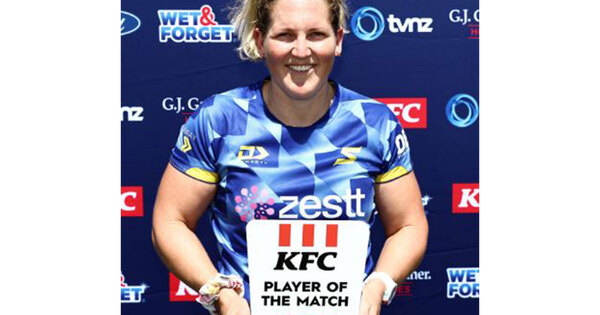 Australia's Laura Harris equals world record with 15-ball fifty in women's T20s