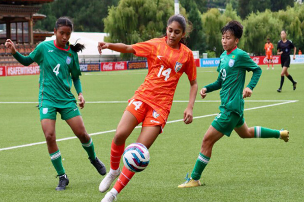 India crowned SAFF U17 Women's champions despite defeat against Bangladesh
