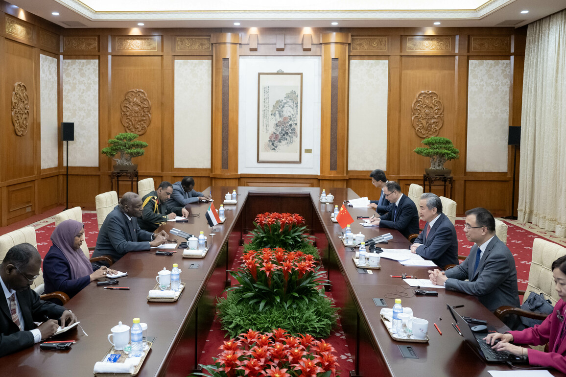 CHINA-BEIJING-WANG YI-SUDANESE FM-MEETING (CN)