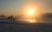  Gold Terra drilling on the Yellowknife City Gold property, Northwest Territories