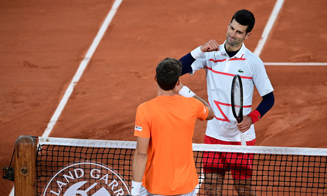 Djokovic advances to 10th French Open semi-final Djokovic advances to 10th French Open semi-final