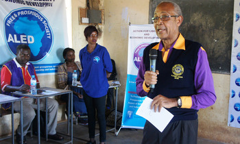 A1byatike matovu the former mp for entebbe municipality sensitising the youths on dangers of drug mis use 350x210
