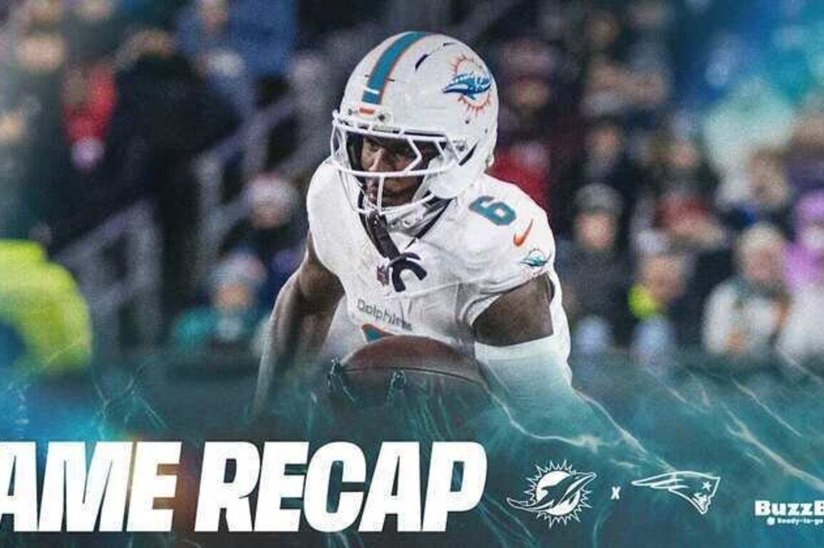 Game Recap: Dolphins Fall to Patriots in Season Finale