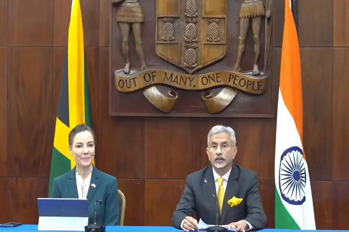 "Reliable partners": EAM Jaishankar reviews India-Jamaica ties, affirms support for post-disaster recovery