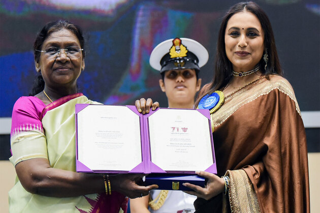 "He always dreamt this moment for me": Rani Mukerji dedicates National Award win to her late father Ram Mukherjee