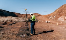 Pilbara Resource Group’s Jonathan Winton undertaking a survey