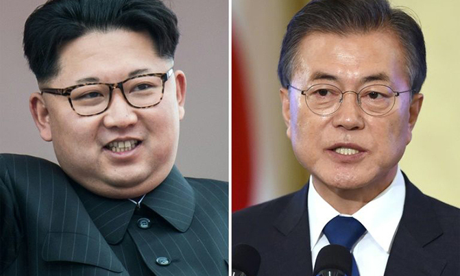 Kim and Moon to meet at military demarcation line before summit Kim and Moon to meet at military demarcation line before summit