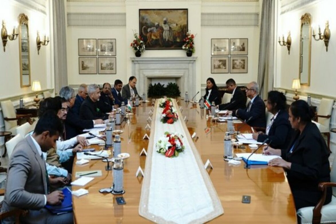 EAM Jaishankar, Suriname counterpart Albert Ramdin co-chair 8th Joint Commission Meeting