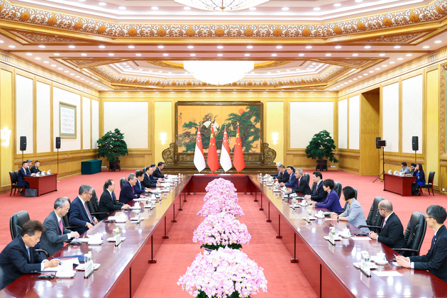 CHINA-BEIJING-LI QIANG-SINGAPOREAN PM-TALKS (CN)
