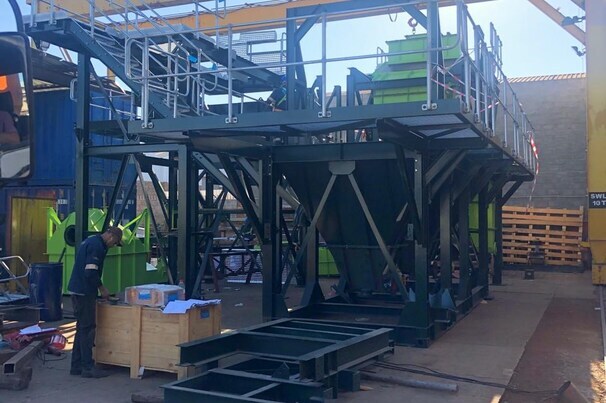 Planta modular do projeto de lítio Neves, da Atlas Lithium