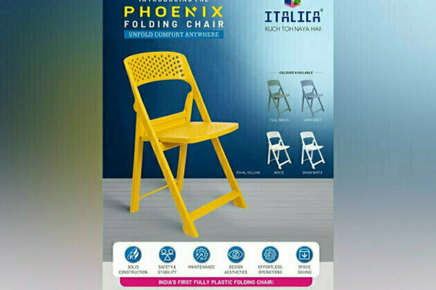 ITALICA Unveils India's First Fully Plastic Folding Chair - Phoenix Folding Chair