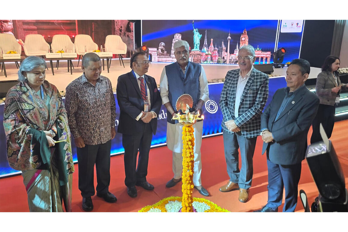 Union Minister Shekhawat, Ladakh LG attend 33rd edition of SATTE 2026