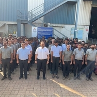 Prayer Removed at this Gujarat factory. Founder introduces the National Anthem instead