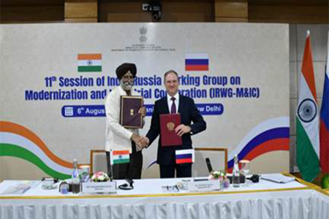 India, Russia sign protocol to deepen industrial and technological cooperation