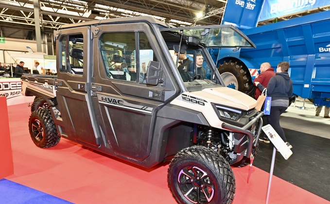 AODES Workcross 1000CC-6 HVAC on display at LAMMA Show 2025