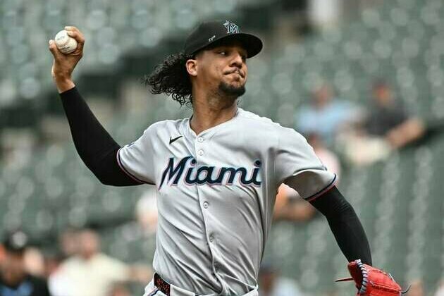 Eury Perez looks to continue stellar July as Marlins host Padres