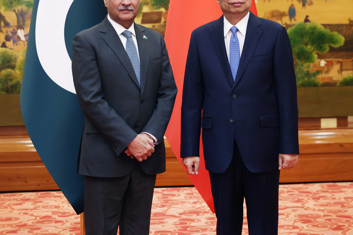 CHINA-BEIJING-ZHAO LEJI-PAKISTAN-NATIONAL ASSEMBLY SPEAKER-TALKS (CN)