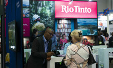 The Rio Tinto booth at Investing in African Mining Indaba 2020