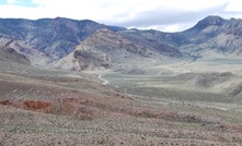  Looking east over Rhyolite Ridge south basin