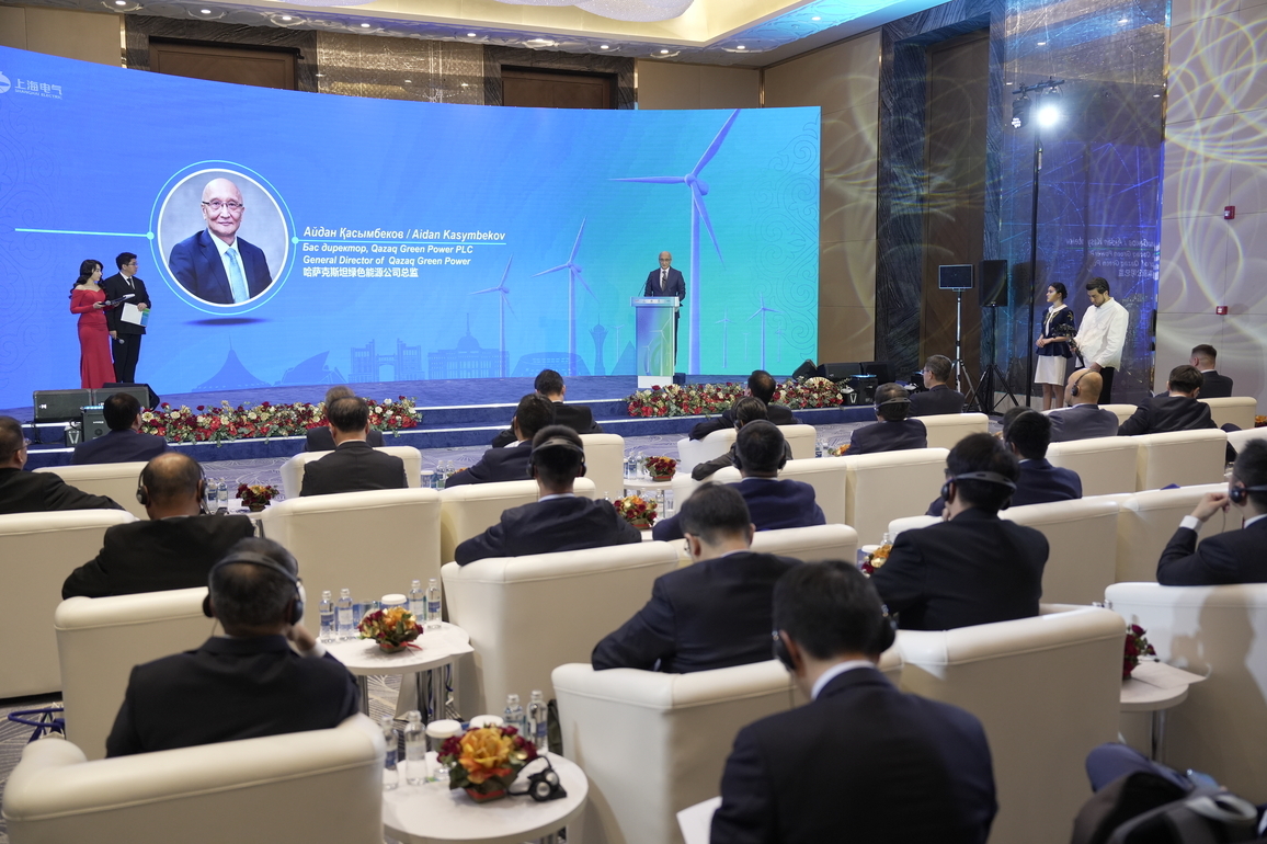 KAZAKHSTAN-ASTANA-CHINESE FIRM-GIGAWATT WIND PROJECT-LAUNCH CEREMONY