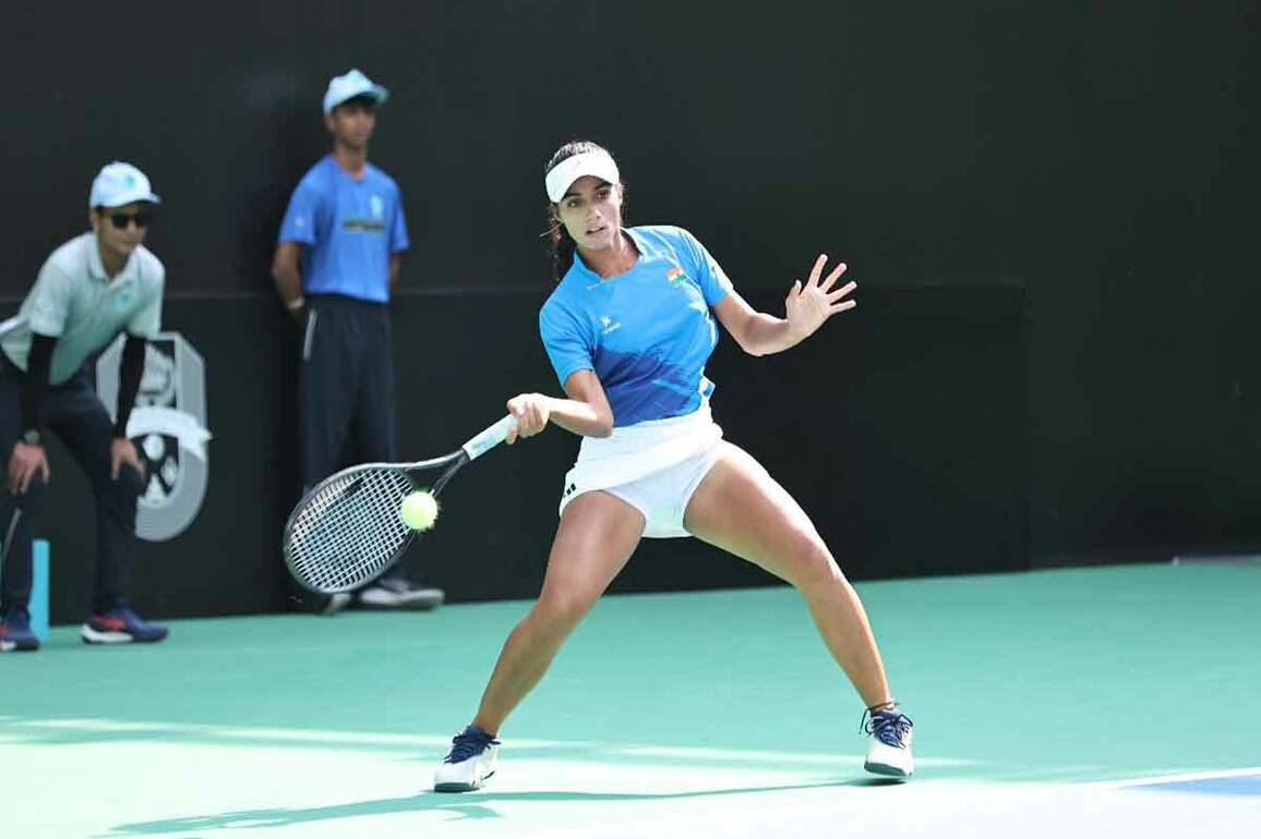 Vaidehi and Shrivalli Shine as India downs Chinese Taipei; move closer to securing playoff spot at the Billie Jean King Cup